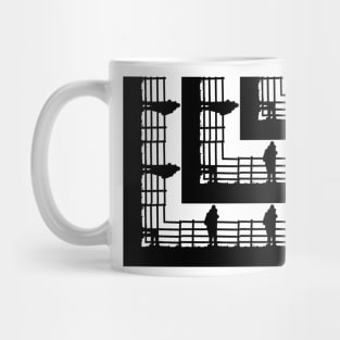 Lone train spotter Mug